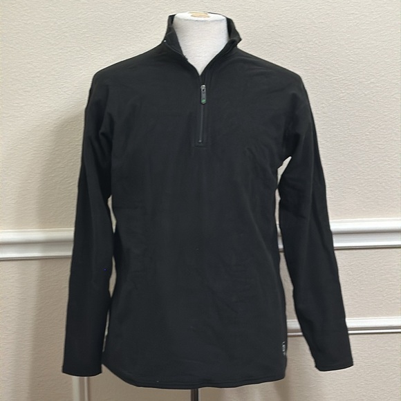 PolarMax 4.0 HEAVYWEIGHT ZIP MOCK - Black - Picture 2 of 16